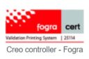 Creo Controller - Fogra cert 25114