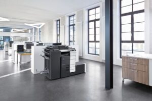 Konica Minolta bizhub C659, colour multifunctional photocopier, large college location