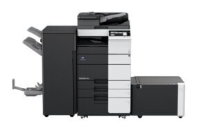 Konica Minolta bizhub 558e, Mono multifunctional photocopier, ideal for school and colleges with it's large capacity trays