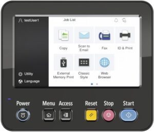 All new i-SERIES new touch panel