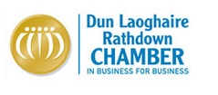 Dun Laoghaire Rathdown Chamber logo - In business for business