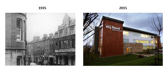 MJ Flood historical timeline & imagery
