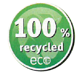 100% Recycled logo for Office Supplies / Stationery