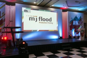 MJ Flood Production Printing representation at the Irish Print Awards 2018
