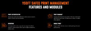 Print Management Features and Modules
