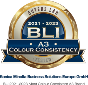 All new i-SERIES BLI Award for A3 Colour Consistency